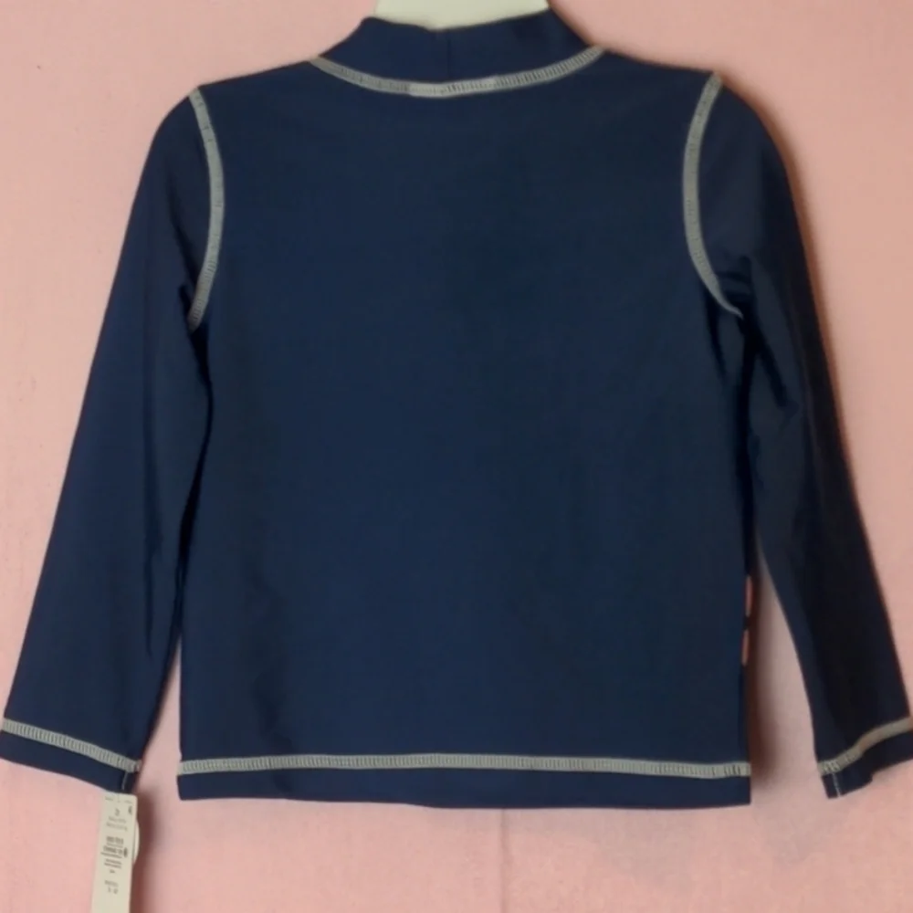 Carter's Navy Blue Long Sleeve Crab Design Rashguard